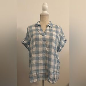 New With Tags Women’s Size Small 100% Linen Short Sleeve Too